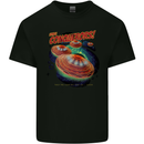Space Conquerors Alien Flying Saucer UFO Kids T-Shirt Childrens Black