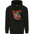Space Conquerors Alien Flying Saucer UFO Mens 80% Cotton Hoodie Black