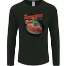 Space Conquerors Alien Flying Saucer UFO Mens Long Sleeve T-Shirt Black
