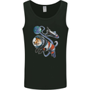 Space Corgi Dog Mens Vest Tank Top Black