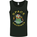 Space Drummer Drumming Astronaut Drum Mens Vest Tank Top Black