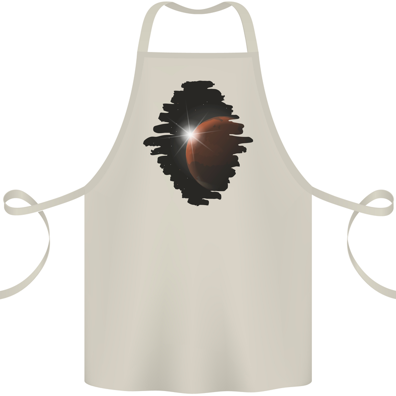Space Planet Sun Flare Universe Cotton Apron 100% Organic Natural