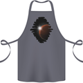 Space Planet Sun Flare Universe Cotton Apron 100% Organic Steel