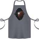 Space Planet Sun Flare Universe Cotton Apron 100% Organic Steel