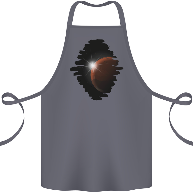 Space Planet Sun Flare Universe Cotton Apron 100% Organic Steel
