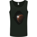 Space Planet Sun Flare Universe Mens Vest Tank Top Black