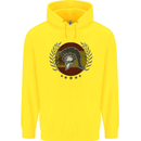 Spain Bodybuilding Flag Gym Training Spanish Childrens Kids Hoodie Yellow