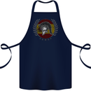 Spain Bodybuilding Flag Gym Training Spanish Cotton Apron 100% Organic Navy Blue