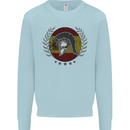 Spain Bodybuilding Flag Gym Training Spanish Kids Sweatshirt Jumper Light Blue