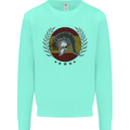 Spain Bodybuilding Flag Gym Training Spanish Kids Sweatshirt Jumper Peppermint