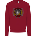 Spain Bodybuilding Flag Gym Training Spanish Kids Sweatshirt Jumper Red