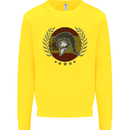 Spain Bodybuilding Flag Gym Training Spanish Kids Sweatshirt Jumper Yellow