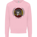 Spain Bodybuilding Flag Gym Training Spanish Mens Sweatshirt Jumper Light Pink