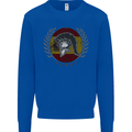 Spain Bodybuilding Flag Gym Training Spanish Mens Sweatshirt Jumper Royal Blue