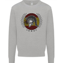 Spain Bodybuilding Flag Gym Training Spanish Mens Sweatshirt Jumper Sports Grey