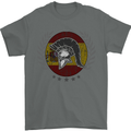 Spain Bodybuilding Flag Gym Training Spanish Mens T-Shirt 100% Cotton Charcoal
