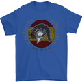 Spain Bodybuilding Flag Gym Training Spanish Mens T-Shirt 100% Cotton Royal Blue