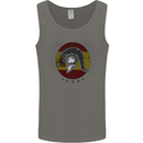 Spain Bodybuilding Flag Gym Training Spanish Mens Vest Tank Top Charcoal