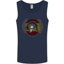 Spain Bodybuilding Flag Gym Training Spanish Mens Vest Tank Top Navy Blue