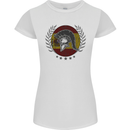 Spain Bodybuilding Flag Gym Training Spanish Womens Petite Cut T-Shirt White