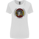 Spain Bodybuilding Flag Gym Training Spanish Womens Wider Cut T-Shirt White