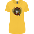 Spain Bodybuilding Flag Gym Training Spanish Womens Wider Cut T-Shirt Yellow