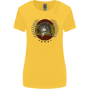 Spain Bodybuilding Flag Gym Training Spanish Womens Wider Cut T-Shirt Yellow