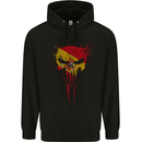 Spain Skull Gym Training Bodybuilding Childrens Kids Hoodie Black