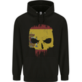Spain Skull Spanish Gym Flag Biker Childrens Kids Hoodie Black