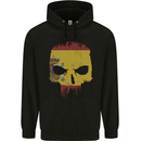 Spain Skull Spanish Gym Flag Biker Childrens Kids Hoodie Black