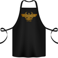 Sparta Eagle Gym Bodybuilding Training Cotton Apron 100% Organic Black