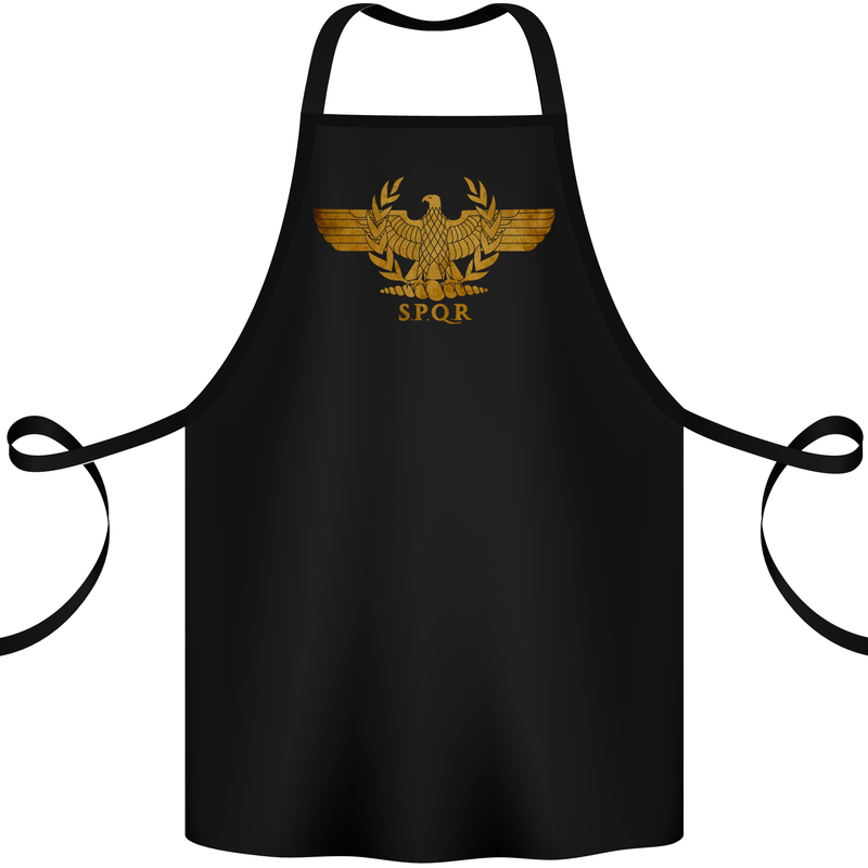 Sparta Eagle Gym Bodybuilding Training Cotton Apron 100% Organic Black