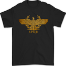 Sparta Eagle Gym Bodybuilding Training Mens T-Shirt 100% Cotton Black