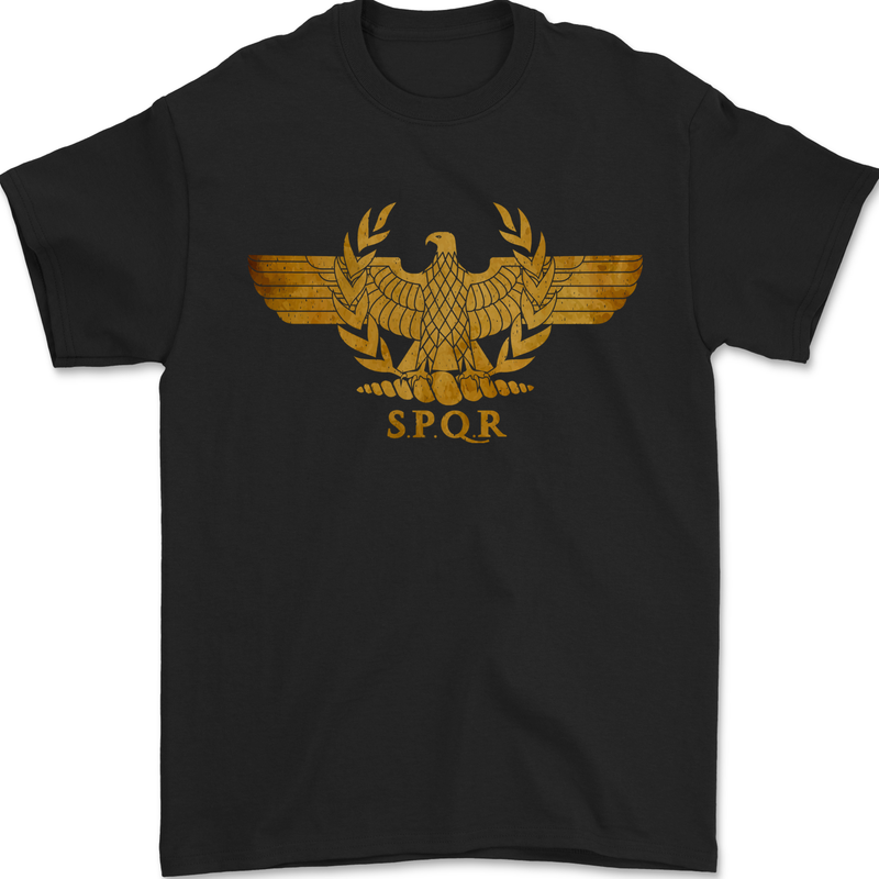 Sparta Eagle Gym Bodybuilding Training Mens T-Shirt 100% Cotton Black