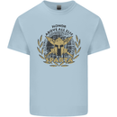 Sparta Honor Above all Else Gym Bodybuilding Kids T-Shirt Childrens Light Blue