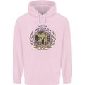 Sparta Honor Above all Else Gym Bodybuilding Mens 80% Cotton Hoodie Light Pink