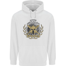 Sparta Honor Above all Else Gym Bodybuilding Mens 80% Cotton Hoodie White