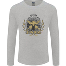 Sparta Honor Above all Else Gym Bodybuilding Mens Long Sleeve T-Shirt Sports Grey