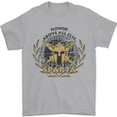Sparta Honor Above all Else Gym Bodybuilding Mens T-Shirt 100% Cotton Sports Grey