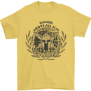 Sparta Honor Above all Else Gym Bodybuilding Mens T-Shirt 100% Cotton Yellow