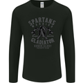 Spartans Warrior Legendary Gladiator Mens Long Sleeve T-Shirt Black