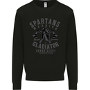 Spartans Warrior Legendary Gladiator Mens Sweatshirt Jumper Black