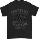 Spartans Warrior Legendary Gladiator Mens T-Shirt 100% Cotton Black