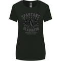 Spartans Warrior Legendary Gladiator Womens Wider Cut T-Shirt Black