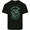 Spear Diving Under Sea Hunter Scuba Diver Kids T-Shirt Childrens Black