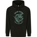Spear Diving Under Sea Hunter Scuba Diver Mens 80% Cotton Hoodie Black