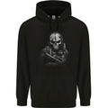 Special Forces Skull Soldier Army Gaming Gamer Childrens Kids Hoodie Black