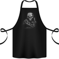 Special Forces Skull Soldier Army Gaming Gamer Cotton Apron 100% Organic Black