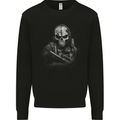 Special Forces Skull Soldier Army Gaming Gamer Mens Sweatshirt Jumper Black