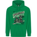 Speedrace Motorcycle Side Car Motorbike Childrens Kids Hoodie Irish Green